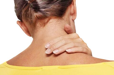 The signs of neck pain