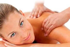 Traditional rub method for treating cervical osteochondrosis